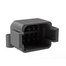 Industrial grade DIP Connector with nickel base plate contacts and metal shell designed for performance in electronics