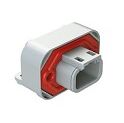 Thermoplastic DIP Connector offering multiple terminal options and designed to operate reliably between minus 55 and plus 125 degrees Celsius