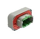 Durable DIP Connector featuring thermoplastic shell and multiple terminal types capable of operating from minus 55 to plus 125 degrees Celsius