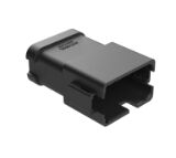 DIP Connector Featuring Brown Polyamide Housing and Various Terminal Options for Industrial and Electronic Applications