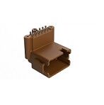 Compact DIP Connector with Copper Alloy and Nickel Underplate Contact Material Ensuring Long Lasting Electrical Connections